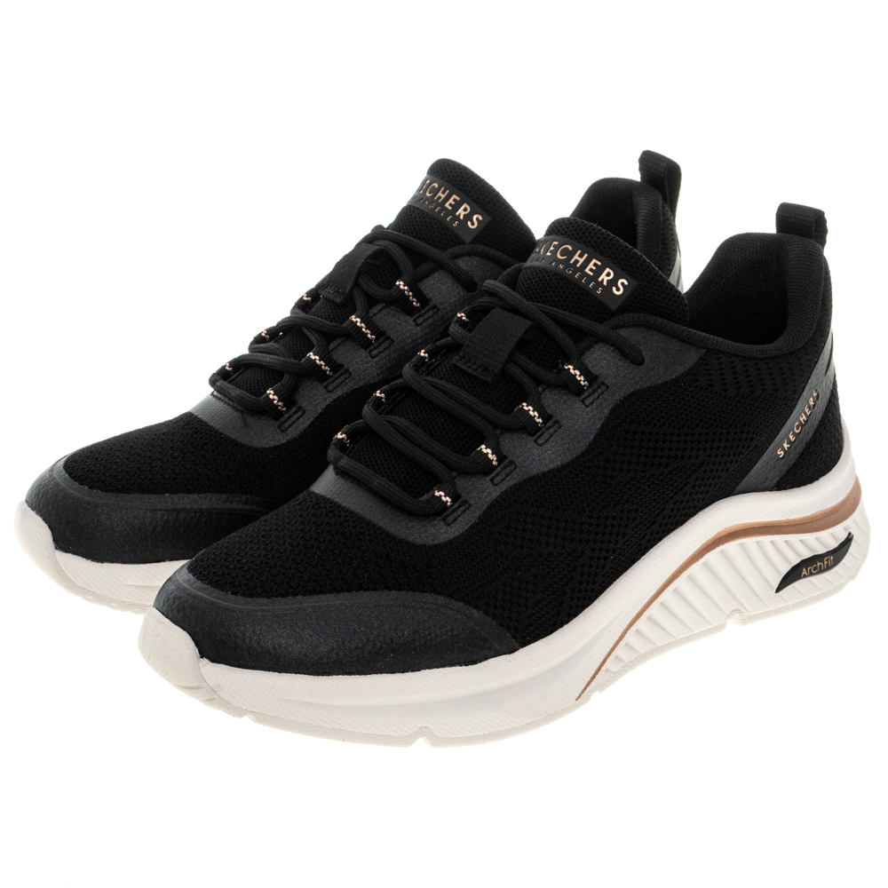 SKECHERS 女鞋 休閒系列 ARCH FIT S-MILES - 155567BLK