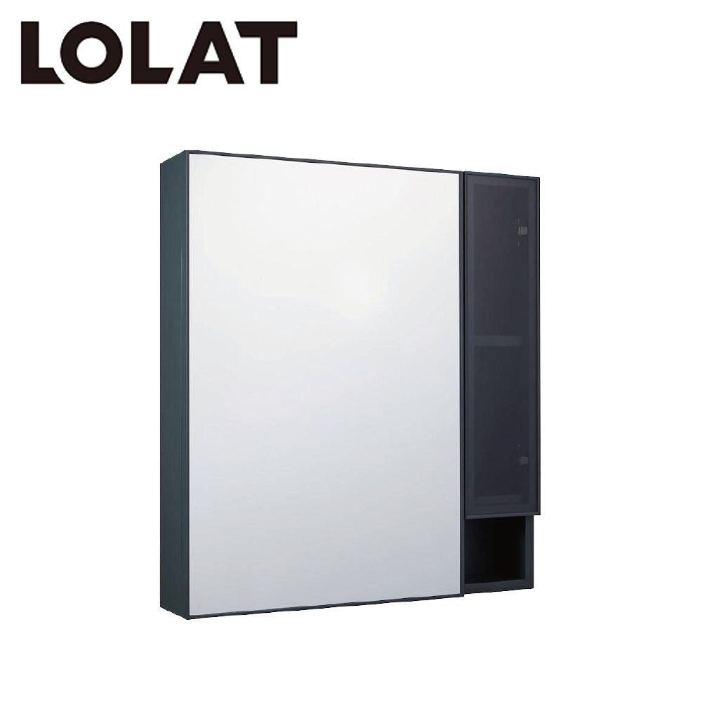LOLAT羅力鋁合金鏡櫃 鏡箱 收納鏡櫃 化妝鏡 平面鏡 鏡子(MA501) 免運直送