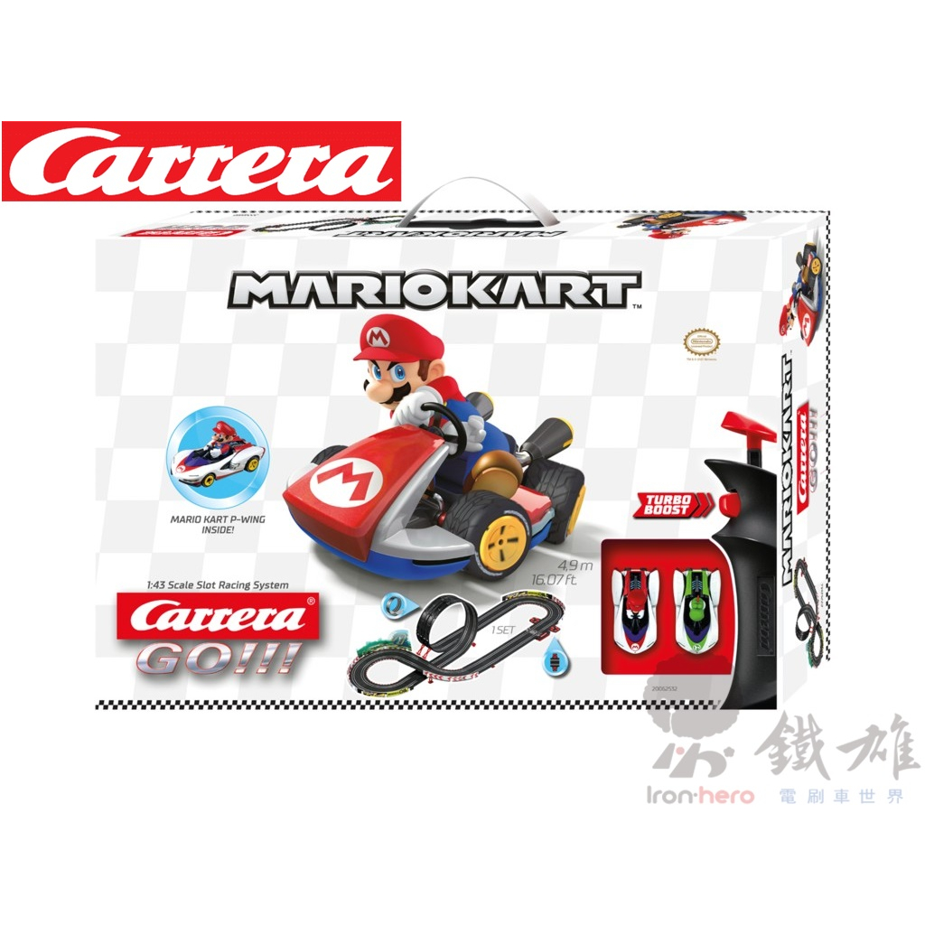 Carrera GO!!! 20062532 Nintendo Mario Kart - P-Wing 電刷車套裝組