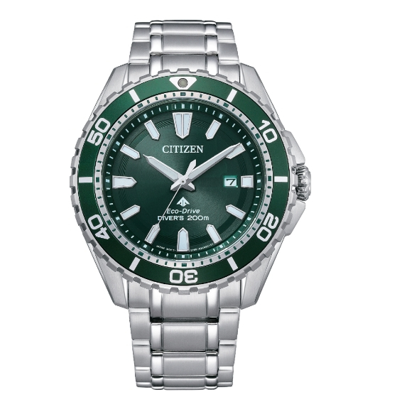 【CITIZEN 星辰】PROMASTER 綠水鬼光動能腕錶 BN0199-53X 44.5mm 現代鐘錶