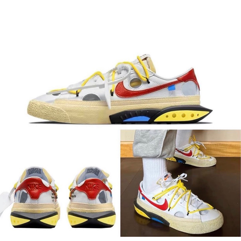 BENSON HOUSE Off-White x Nike Blazer Low ‘77  白紅解構