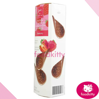 【foodkitty】 台灣現貨 Hamlet 草莓牛奶巧克力脆片 125公克 巧克力脆片 草莓牛奶脆片 好事多零食