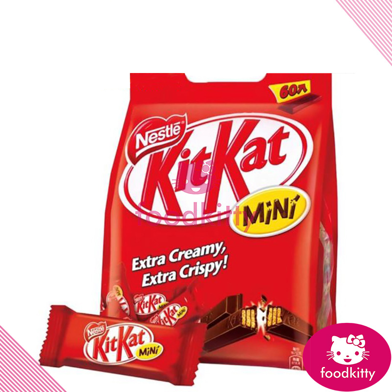 【foodkitty】 台灣現貨 KIT KAT 雀巢 整袋 NESTLE KITKAT 迷你巧克力 好市多巧克力