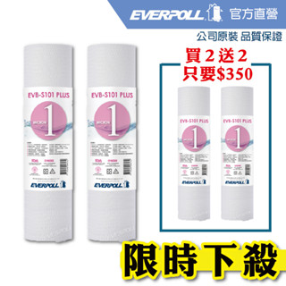 【EVERPOLL】10吋1微米高容雜濾心(S-101) [買2+送2]
