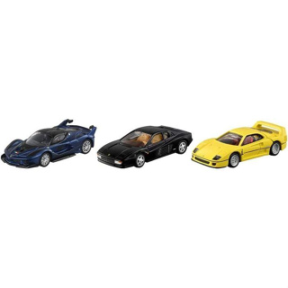 日本進口 TOMY車 PRM法拉利三入車組 法拉利 TAKARA TOMY TOMICA 玩具車 小車 模型 收藏 擺飾