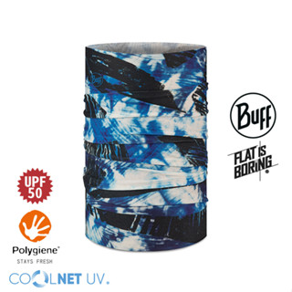 【BUFF】 Coolnet抗UV頭巾(奔放藍調) 抗UV 涼感頭巾|BFCB1NAL0557-F