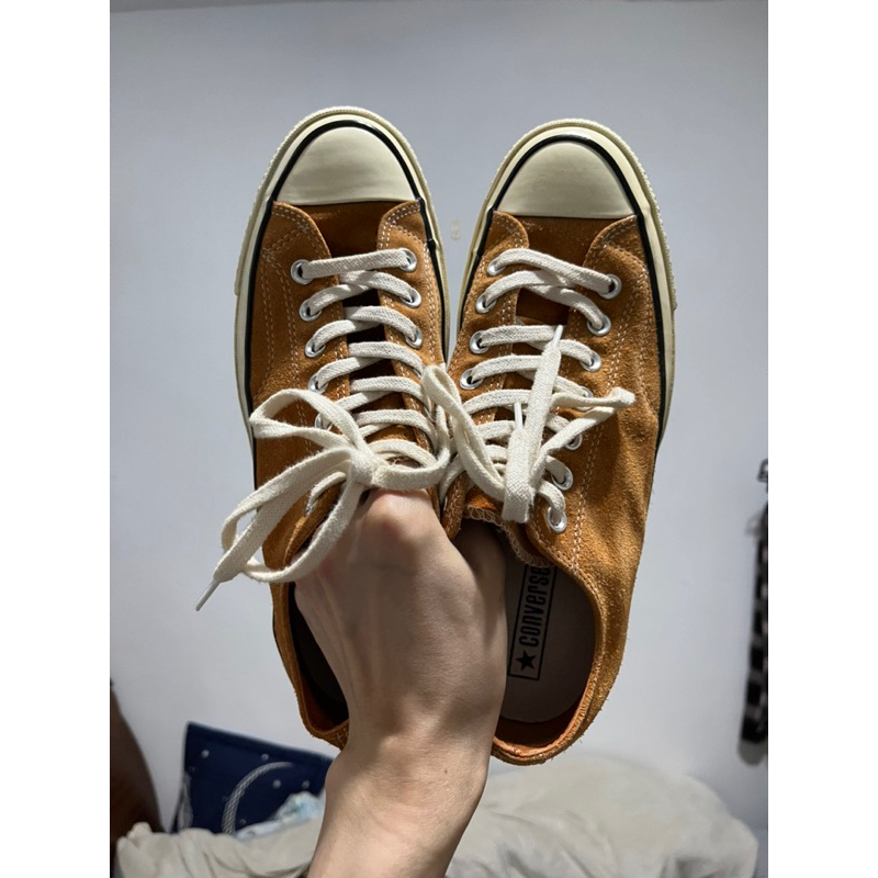 Converse 1970 橘色 麂皮 舊版 帆布鞋 滑板 球鞋