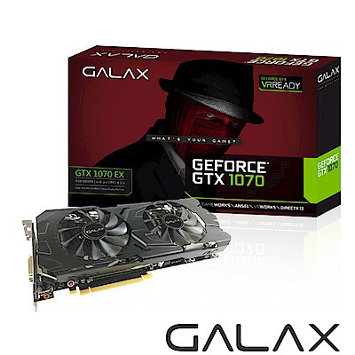 GALAX GeForce GTX 1070 EX Black Edition 顯示卡