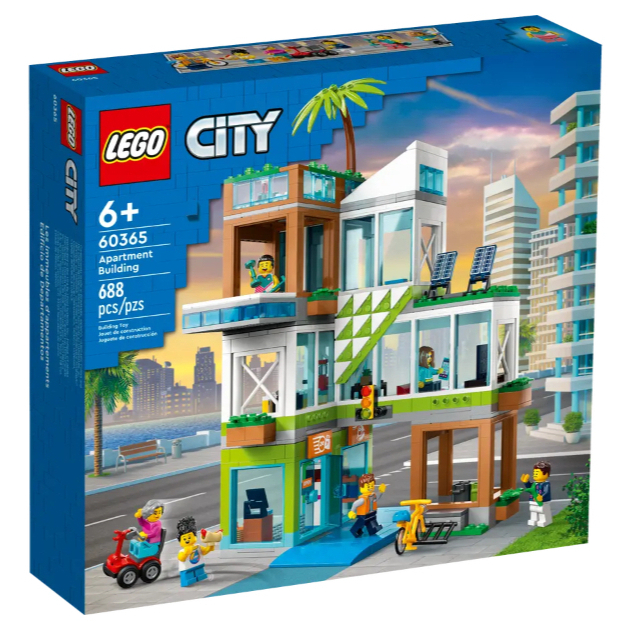 BRICK PAPA / LEGO 60365 Apartment Building