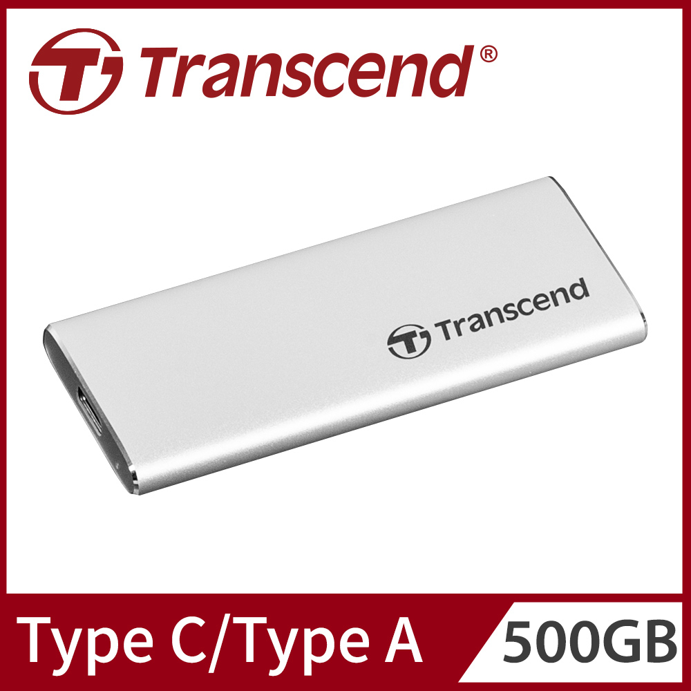 全新 三年保固 Transcend 創見 ESD260C 500GB 行動固態硬碟 外接硬碟 Type-C