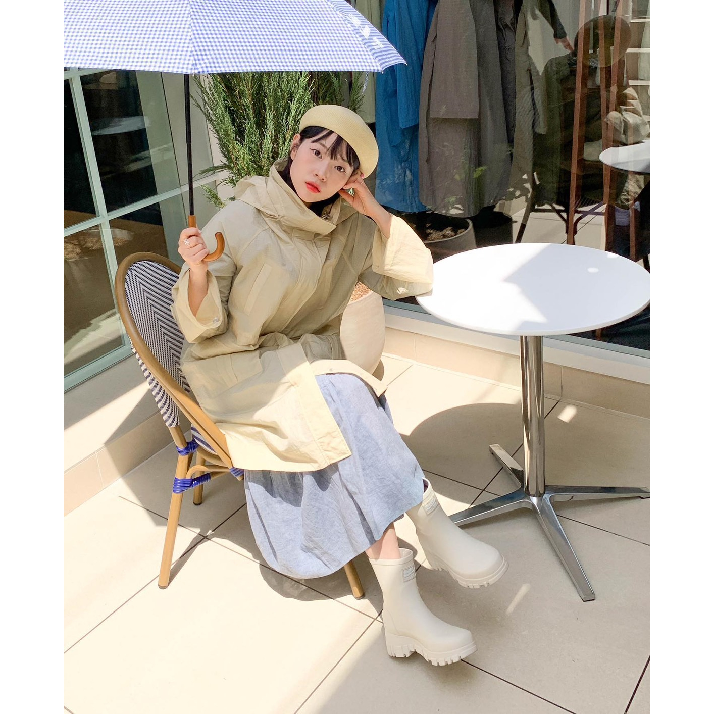 YOHU 🇰🇷韓國 Rockfish weatherwear 貝蕾帽 夏季款 渡假 英式風格