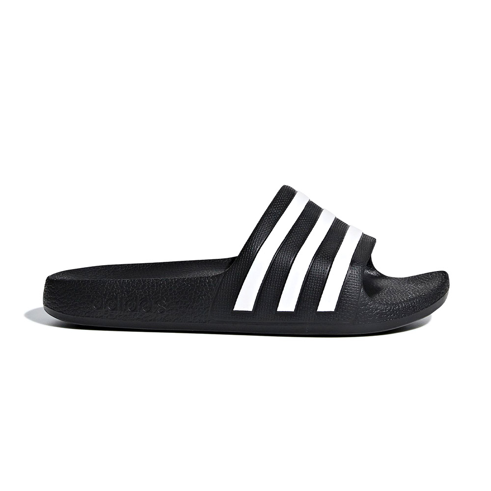 Adidas Adilette Aqua K 童鞋 大童 黑白色 休閒 舒適 涼鞋 拖鞋 F35556