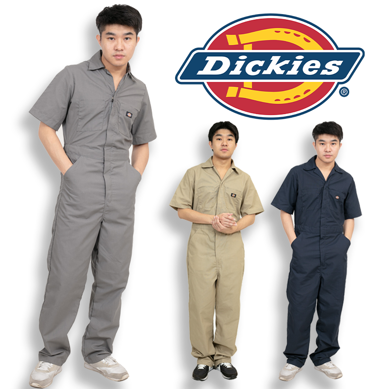 DICKIES 33999 工裝 抗皺 連身工作裝 現貨 短袖 經典連身工裝  工作服 連身裝 迪凱思