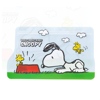 《現貨》日本 正版 史努比 Snoopy 公車 夾鏈袋 收納袋 飾品收納袋 夾鏈袋 收納袋 口罩收納 口罩