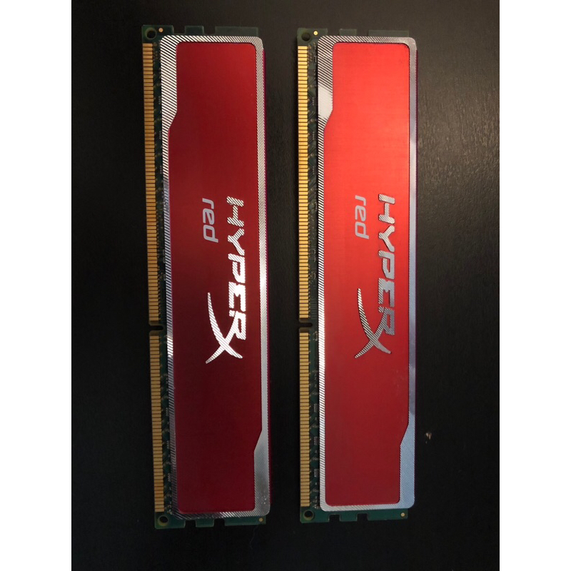 KINGSTON 金士頓 DDR3 1600 4G記憶體X2（共8G)(散熱片版本）