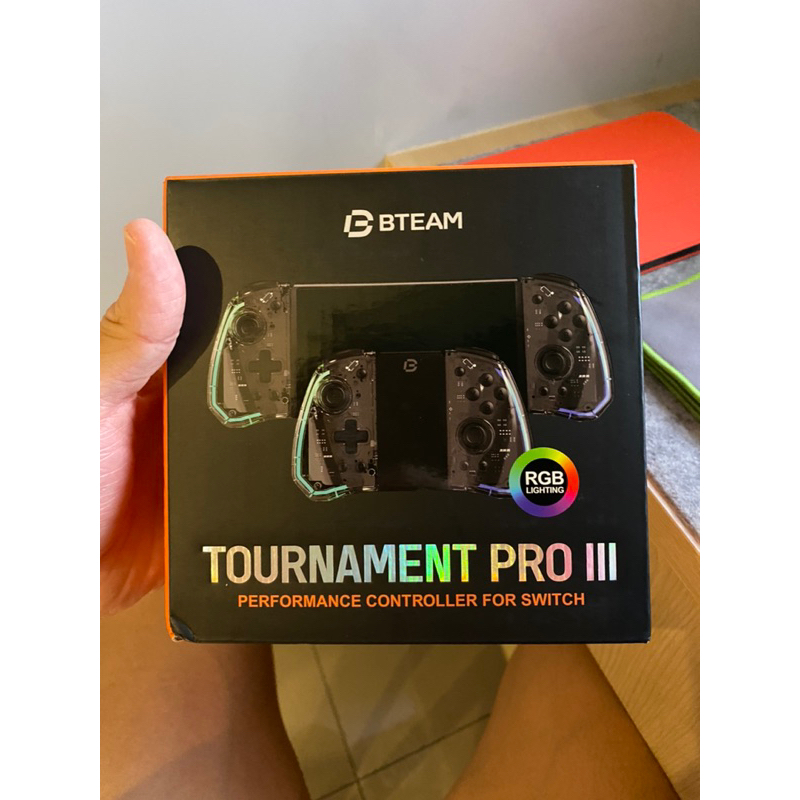 Bteam Switch 競技版 Joy Con Tournament Pro 手把 RGB 自動連發 喚醒 體感 組