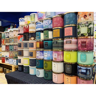 《光頭＆Jordan小舖》 Bath＆Body Works BBW 尤加利薄荷 三蕊大蠟燭 香氛蠟燭candle