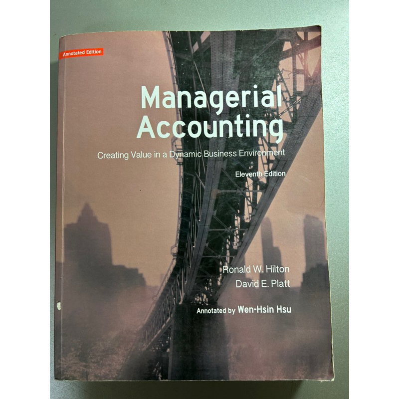 Managerial Accounting Ronald W.Hilton 11版 二手