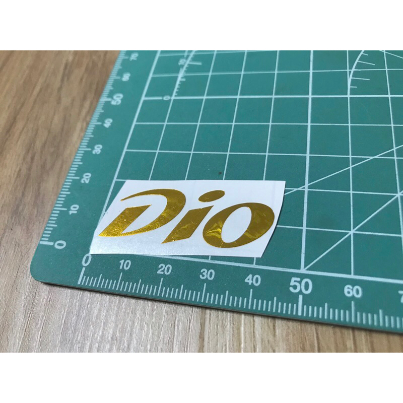 🌟  3張$100  電鍍金 DIO 貼紙 車貼 小貼 迪奧 super baja Dio