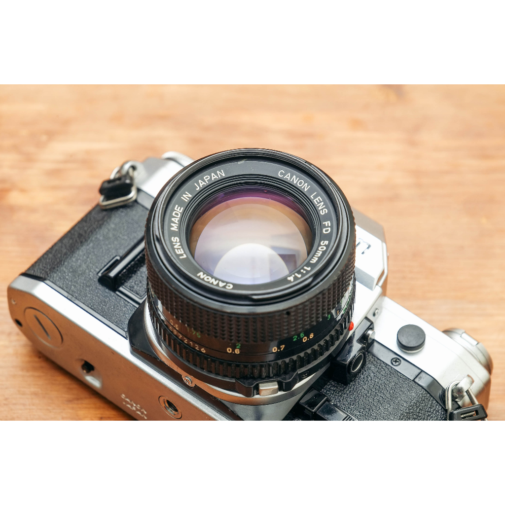 Canon AE-1＋定焦 50mm F1.4 底片 單眼 相機 #135底片相機