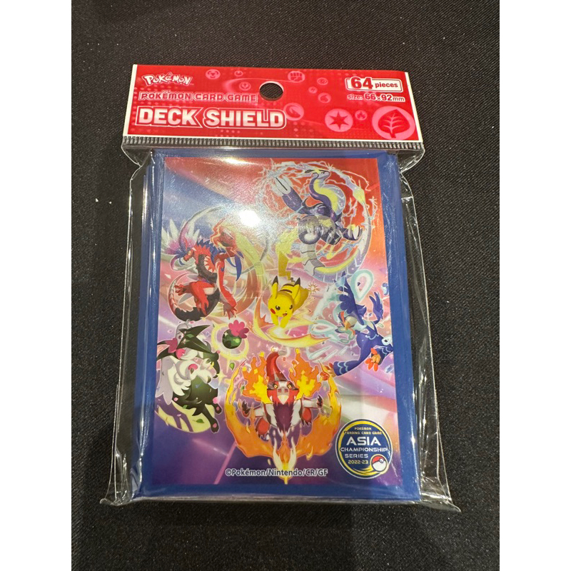 PTCG  賽季 臺灣冠軍賽 寶可夢 第二層 卡套 會場限定 限定卡套 比賽原創造型 卡套 寶可夢造型卡套