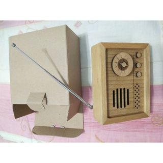 收音機造型復古音樂盒