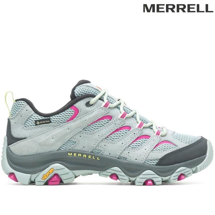 Merrell MOAB 3 GTX 女款 Gore-tex 防水低筒登山鞋/健行鞋 ML037202 淺灰 特價