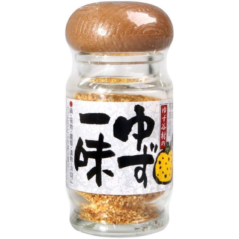 日本 加藤美蜂園 谷村 柚子一味 柚子調味粉 柚子風味 玻璃罐裝