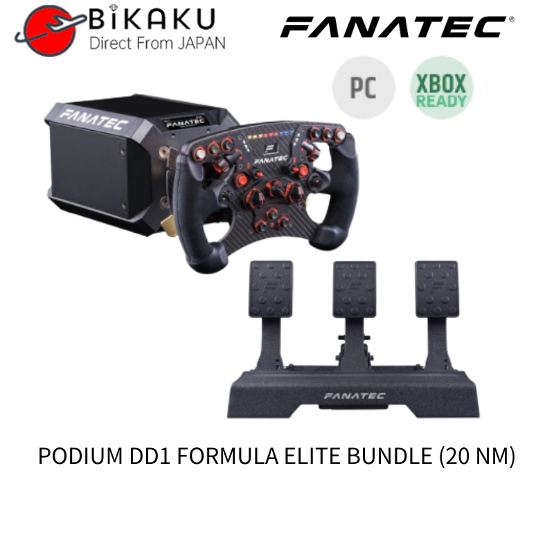 🇯🇵現貨FANATEC PODIUM DD1 FORMULA ELITE BUNDLE (20 NM) 模擬賽車遊戲方向