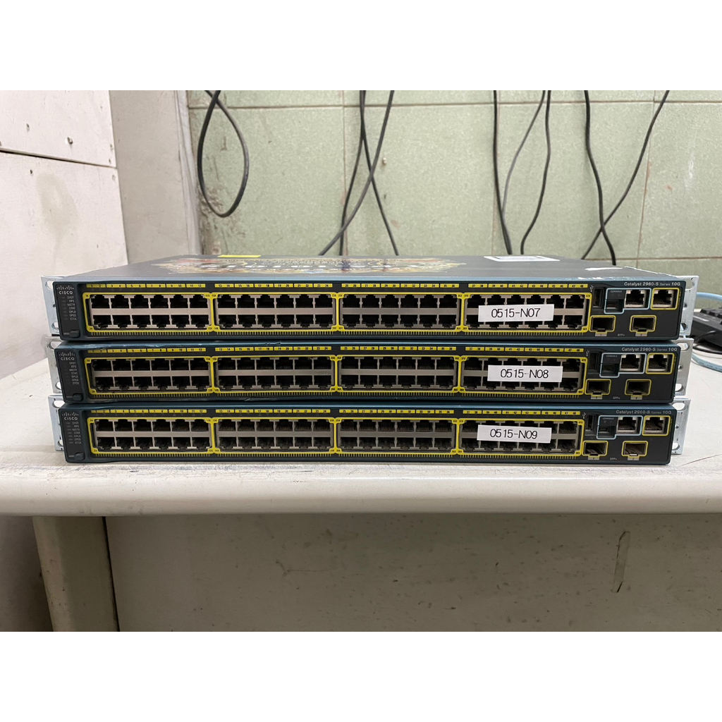 Cisco 2960S 48-TD-L 10G Switch 48埠二手良品網路交換器