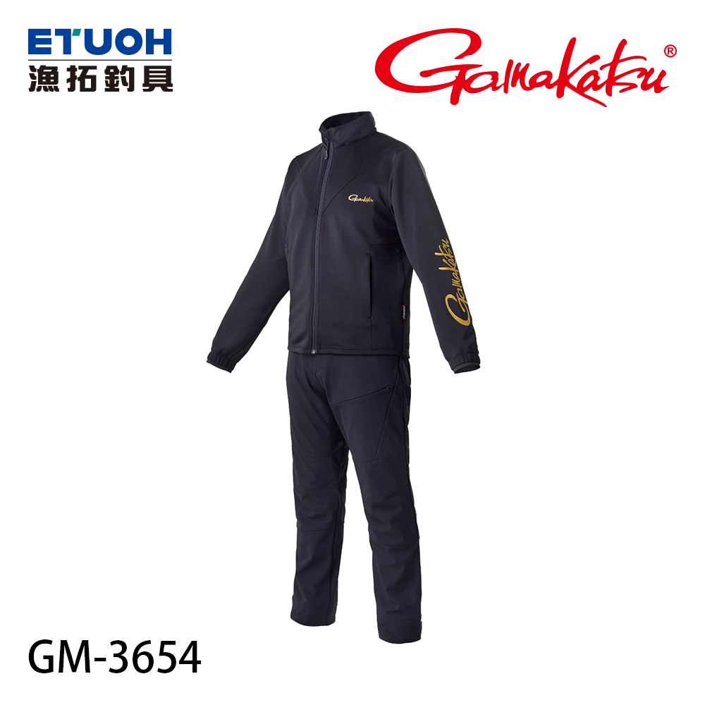 GAMAKATSU GM-3654 黑 [漁拓釣具] [休閒套裝]