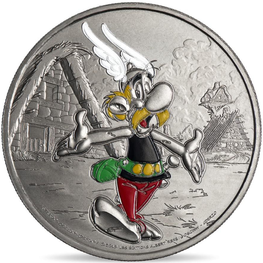 高盧英雄傳 法國紀念幣 阿斯特 幻想新國度 硬幣 漫畫 收藏紀念品 阿斯泰利克斯歷險記Asterix高盧英雄歷險記 歐胖