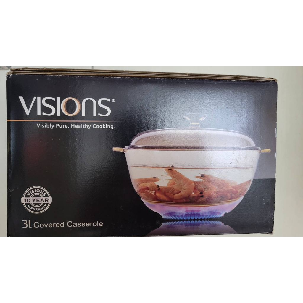 visions康寧晶寶鍋3L/全新