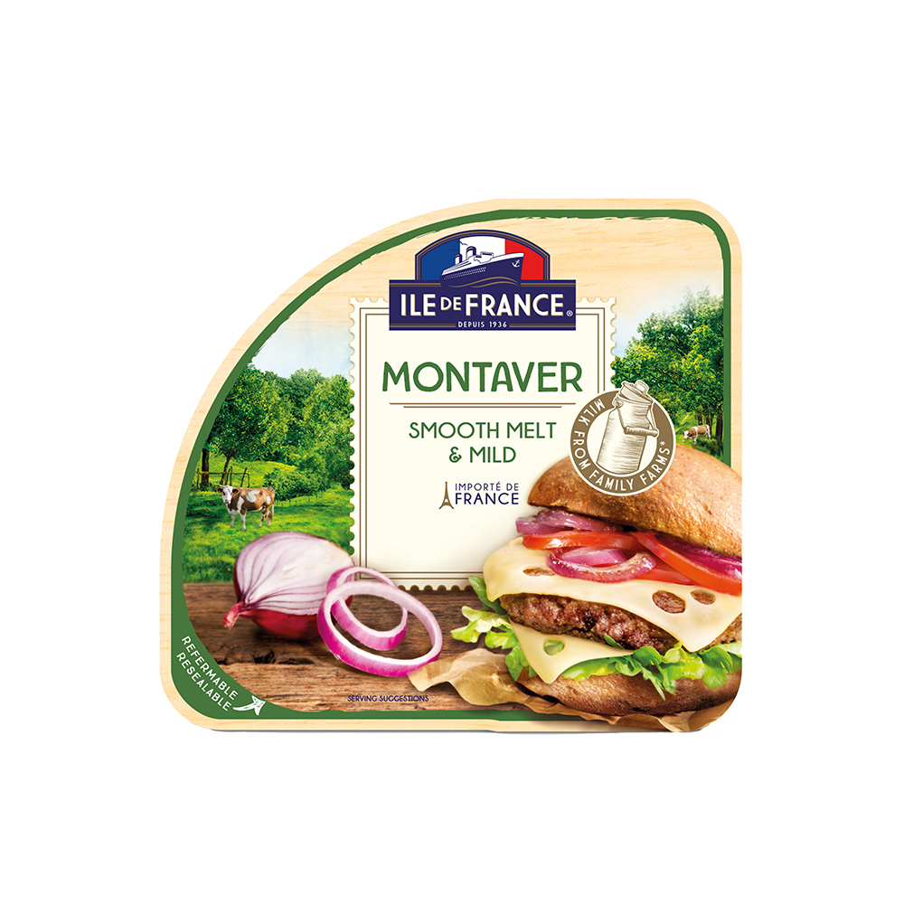 【ILE DE FRANCE 法蘭希】蒙特維天然切片乾酪 150g Montaver Slices 乳酪切片 起司片