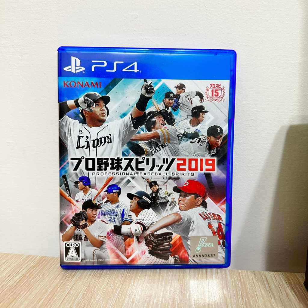 PS4遊戲片 職棒野球魂 2019  9成新【二手 可更新2020球員資料】日文  2019 2020