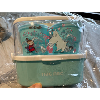 《全新》nac nac 餐盒附水杯