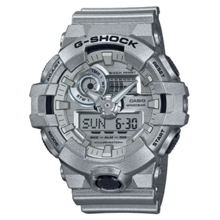 CASIO 卡西歐 G-SHOCK 科幻未來 金屬銀 強悍大圓雙顯錶 GA-700FF-8A