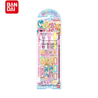 日本 Bandai - 美味派對！光之美少女牙刷3入 ( 3歲以上適用 ) / 兒童牙刷 牙齒清潔 口腔護理