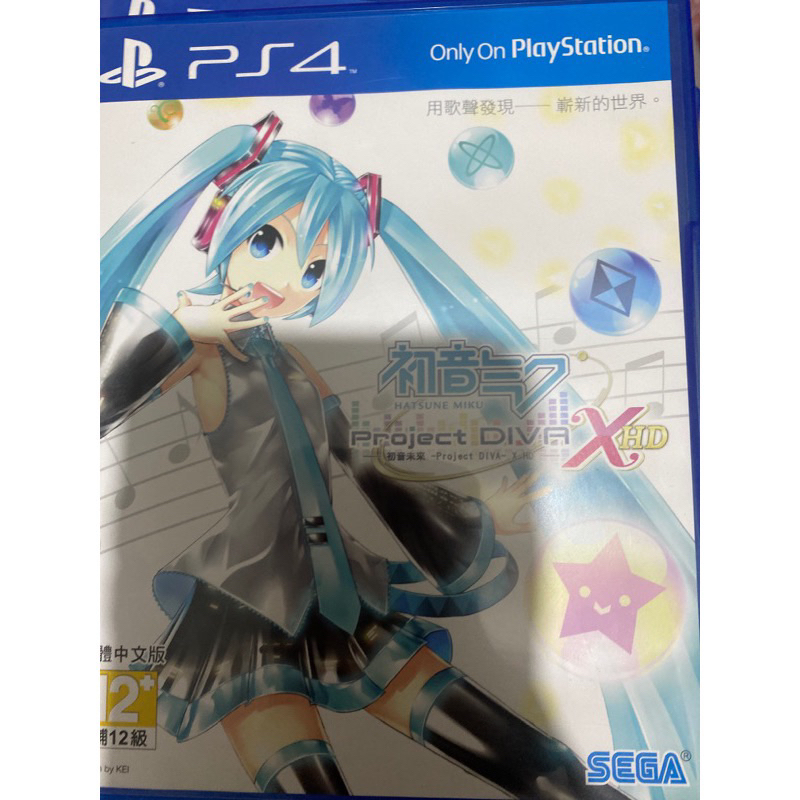 PS4 初音未來project DIVA X HD 二手中文