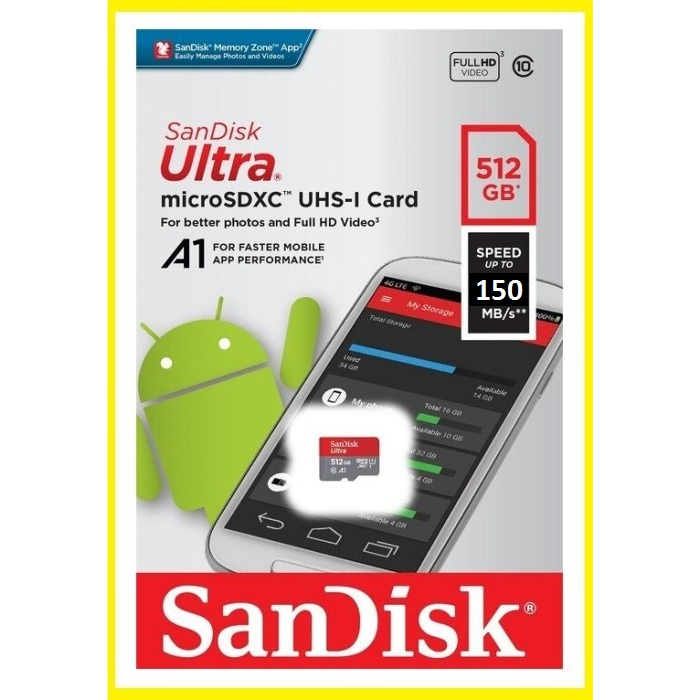 Switch NS 主機 SanDisk 512G 512GB 記憶卡 Micro SD 原廠 台灣公司貨【四張犁電玩】