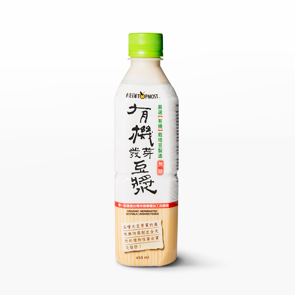 統洋 有機發芽豆漿 (無糖) 450ml x 24入/箱