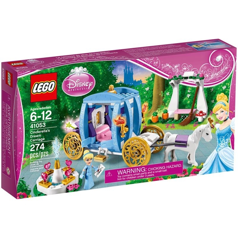 【 好美玩具店 】樂高  LEGO  Disney 系列 41053 灰姑娘的夢幻馬車 ＊盒況普通＊