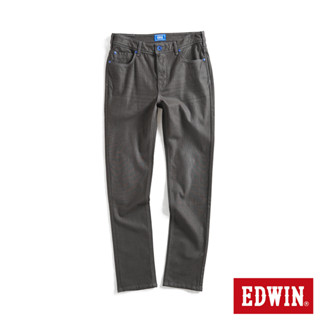 EDWIN 男款 藍光動能全方位彈力小直筒牛仔褲(暗灰色)