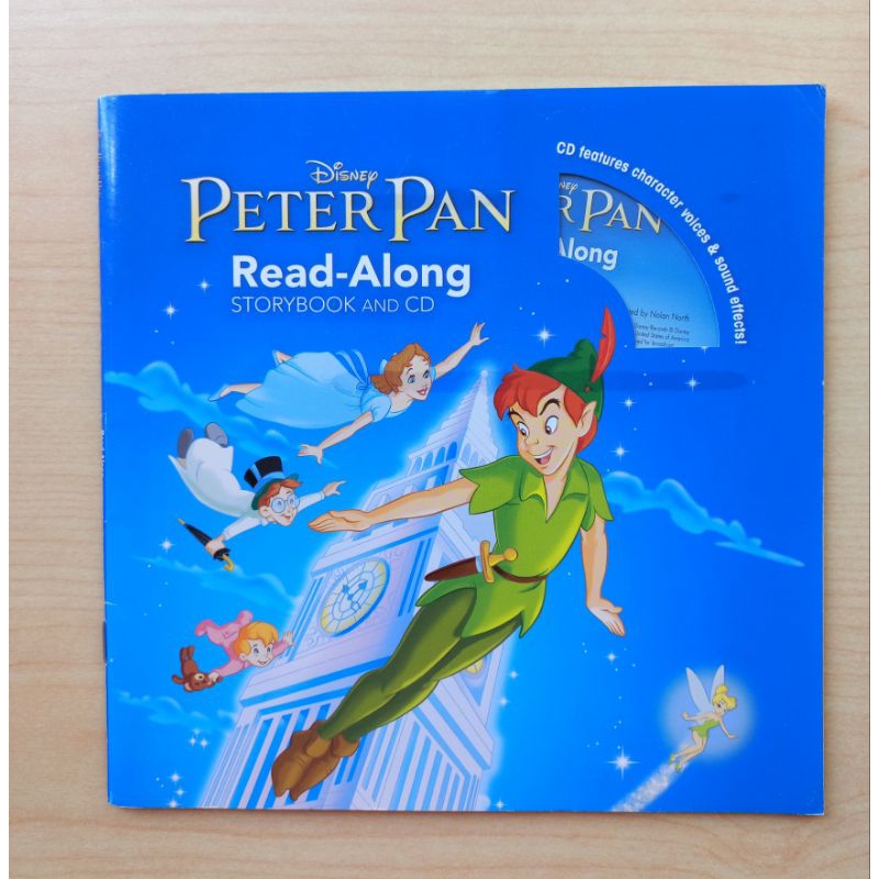 Disney Peter Pan read-along storybook and CD小飛俠有聲書