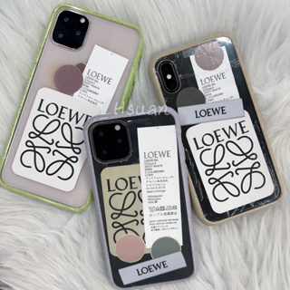iphone 經典精品Loewe Logo 防摔殼（背板永不泛黃）