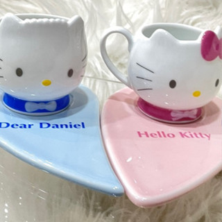 日本進口Hello Kitty義大利濃縮咖啡杯加心❤️型盤子當擺飾也非常漂亮