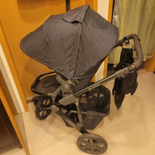 abc design salesa 3 二手極新少用 嬰兒推車 可坐到25公斤 歐式三輪 雨罩 有煞車 可調節把手高低