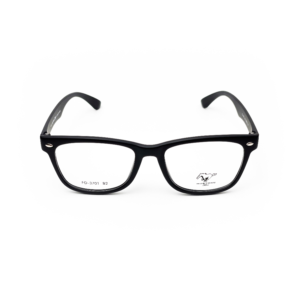 【全新特價】FORD MUSTANG 福特野馬 FD3701 B2 塑鋼鏡框眼鏡 光學鏡架 消光黑色