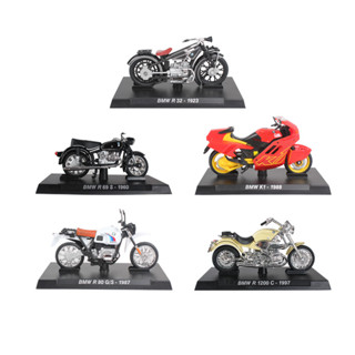 BMW MOTORRAD 重型摩托車模型組合(1:24)+積木收藏盒(5白5藍)