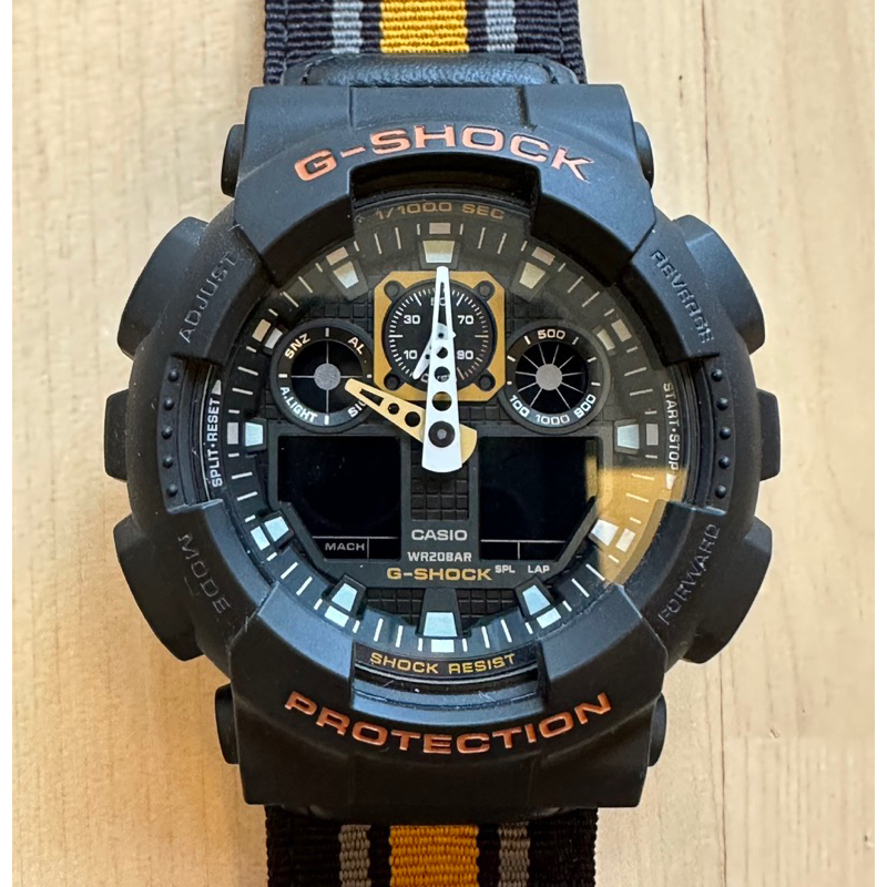 Casio G-SHOCK [WR20BAR尼龍錶帶] / [GS8900-9橡膠錶帶] 無盒裝 無使用